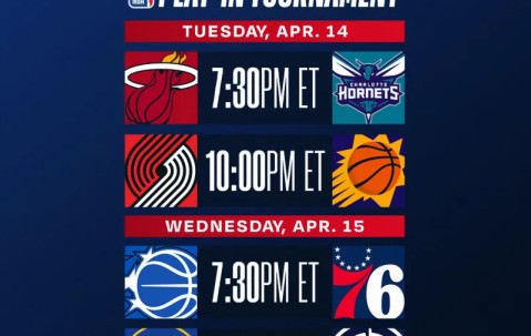 安全可靠-附加赛：15日黄蜂热火/太阳开拓者、16日76人魔术/快船勇士